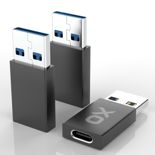 Ox Power - USB-C to USB-A 3.2 Next Gen Adapter (3-Pack)